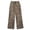 Yellow, variant on OOOUM Leopard Print Long Pants For Girls Elastic Waist Straight Leg Pants Trendy Streetwear Casual Trousers Yellow 10-11 Years