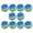Blue, variant on CEORPER Golf Balls Golf Practicing Balls Rainbow Foam Balls Golf Swing Training Balls