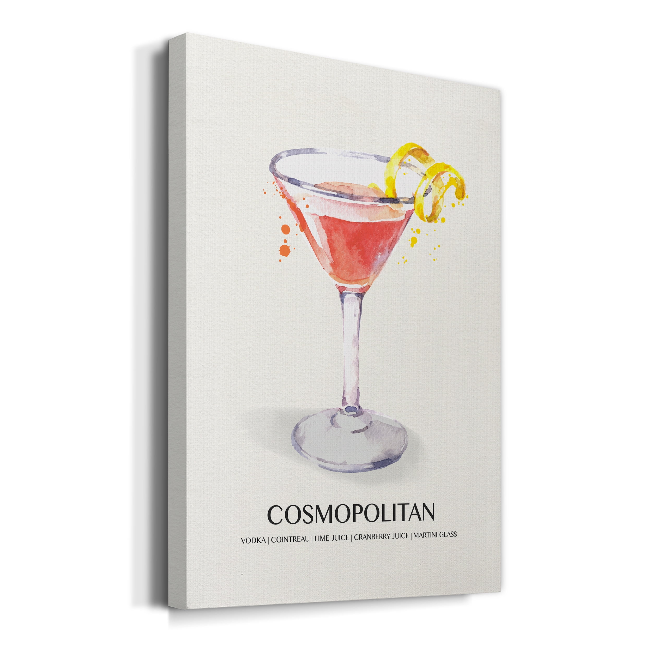 Cosmopolitan Premium Gallery Wrapped Canvas - Ready to Hang - 8 x 12
