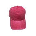 thumbnail image 1 of Plain Dyed Washed 100% Cotton Adjustable Baseball Cap Women & Men, 1 of 25