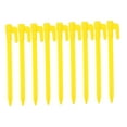 thumbnail image 5 of WEAVILUX 50Pcs Yellow Heavy Duty Garden Stakes for Fixing Tents Tarps and Outdoor Use, 5 of 8