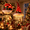 A, variant on Lighted Santa Hat Hanging Chandelier Decor, Warm LED Glow Red Santa Design for Indoor Covered Porch Entryway Living Room Ceiling 9.84in B
