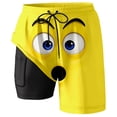 thumbnail image 4 of MAIHAN Mens Swim Trunks with Compression Liner,Quick Dry Swim Trunks|Printed Beach Board Shorts with Elastic Drawstring Waist|Lightweight Casual Summer Shorts(Light Yellow,S), 4 of 4