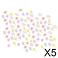 thumbnail image 1 of 5x100 Piezas De Cuentas De Acrílico De Colores Con Agujero Para Hacer Joyas De, 1 of 6