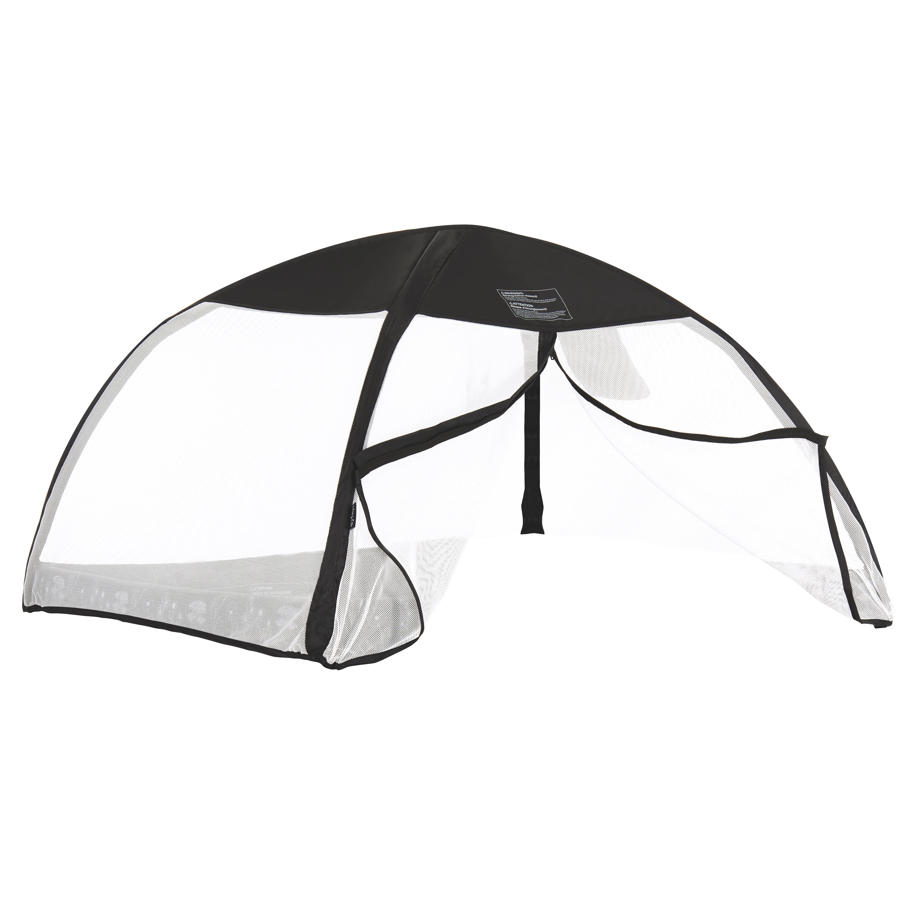 Dream On Me Canopy for Ziggy Playpen, Black and White, Unisex