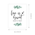 thumbnail image 4 of Koyal Wholesale Eucalyptus Wedding Signs Bundle Set for Ceremony, Reception Decor Signage, 8.5 x 11", 30-Pack, 4 of 5