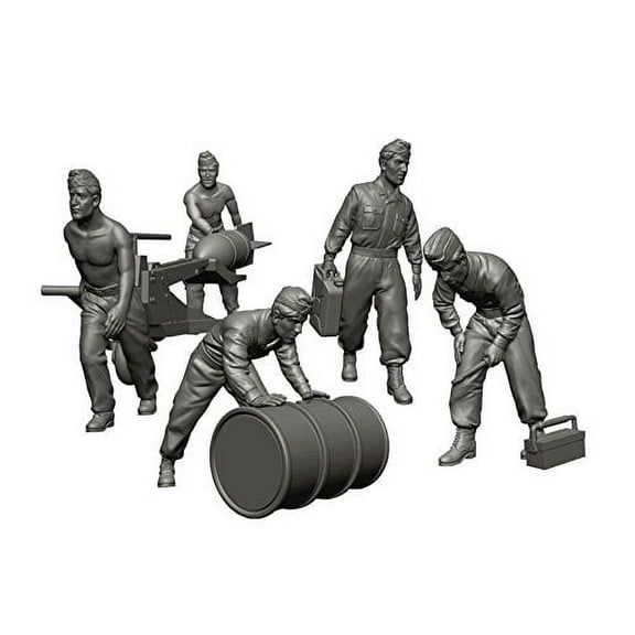 German Air Force Ground Crew 1:72 Scale - Model Kit