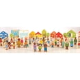 thumbnail image 7 of Freckled Frog 3" Village People Wood Decorative Figurine , Set of 42, 7 of 7