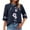 Navy, variant on Womens Spring Tops Chinese Lace Button Embroidery Qipao Style Top Oversized Tshirts for Women