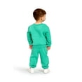 thumbnail image 4 of Color Mix by Garanimals Baby Butter Fleece Sweatshirt & Jogger Outfit Set, Sizes 6-24 Months, 4 of 7
