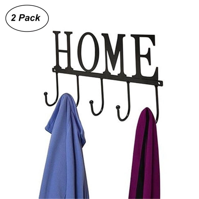 Fiudx Ofertas flash Artículos en oferta Cocina Baño Toalla Ropa Almacenamiento montado en la pared Estante metálico de 1/2 piezas