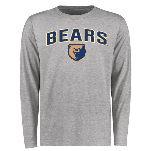 Men's Ash Morgan State Bears Proud Mascot Long Sleeve T-Shirt