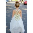 thumbnail image 4 of Ekidsbridal Crossed Straps A-Line Flower Girl Dresses Princess Gown Junior Bridesmaid 177 10, 4 of 7