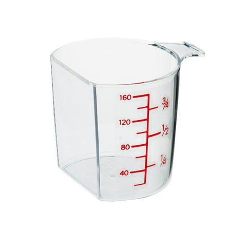 

2pcs Plastic Rice Measuring Cup Cream Measurement Tool Milk Cups with Scale