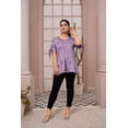 thumbnail image 6 of IshDeena Satin Silk Tunic Tops for Women - One Piece Short Kurti, Indian Pakistani Fusion Design, Perfect for Office & Casual Wear, 6 of 6