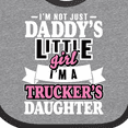 thumbnail image 4 of Inktastic Im Not Just Daddys Little Im a Truckers Daughter Girls Baby Bib, 4 of 4