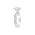 thumbnail image 4 of AFFY Asscher Cut Cubic Zirconia Solitaire Anniversary Ring in 14k White Gold Over Sterling Silver Size - 4.5, 4 of 6