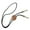Light Brown, variant on Punk Pendant Bolo Tie for Western and Casual Wear Cord Necktie