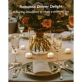 thumbnail image 5 of Merrynights Remote Candles, 12PCS Flameless Tea Lights Candles Battery Operated with Timer, 400+Hours Remote Control LED Tea Lights Votive Candles for Holiday Table Centerpieces Decor, 5 of 7