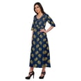 thumbnail image 2 of Moomaya Kurta Imprimée Longue Tunique pour Femmes Tenue d'Été Kurti pour Femmes, 2 of 5