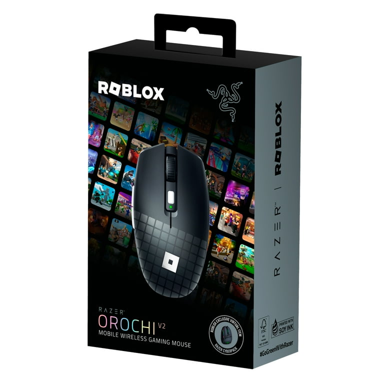 Razer Orochi V2 Roblox Edition Wireless Gaming Mouse for PC, 2.4GHz,  Bluetooth, 6 Buttons, Black 