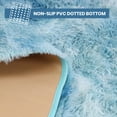 thumbnail image 3 of Ameha Shaggy Rug 8x10ft Ultra Soft Comfy Large Fluffy Rugs Non-Slip For Teen Adults Apartment Bedroom Home Decor Tye Dye Teal, 3 of 9
