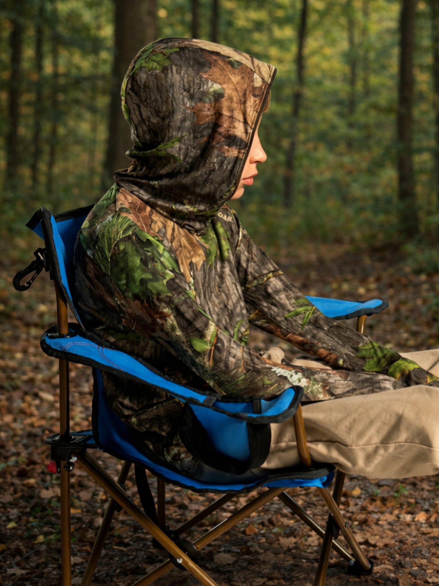 Mossy Oak Youth Long Sleeve Performance Hunting Hoodie, XS-XL