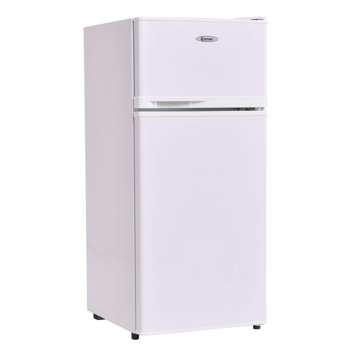 Costway 2 Doors 3.4 cu ft. Unit  Compact Mini Refrigerator Freezer Cooler - image 2 of 10