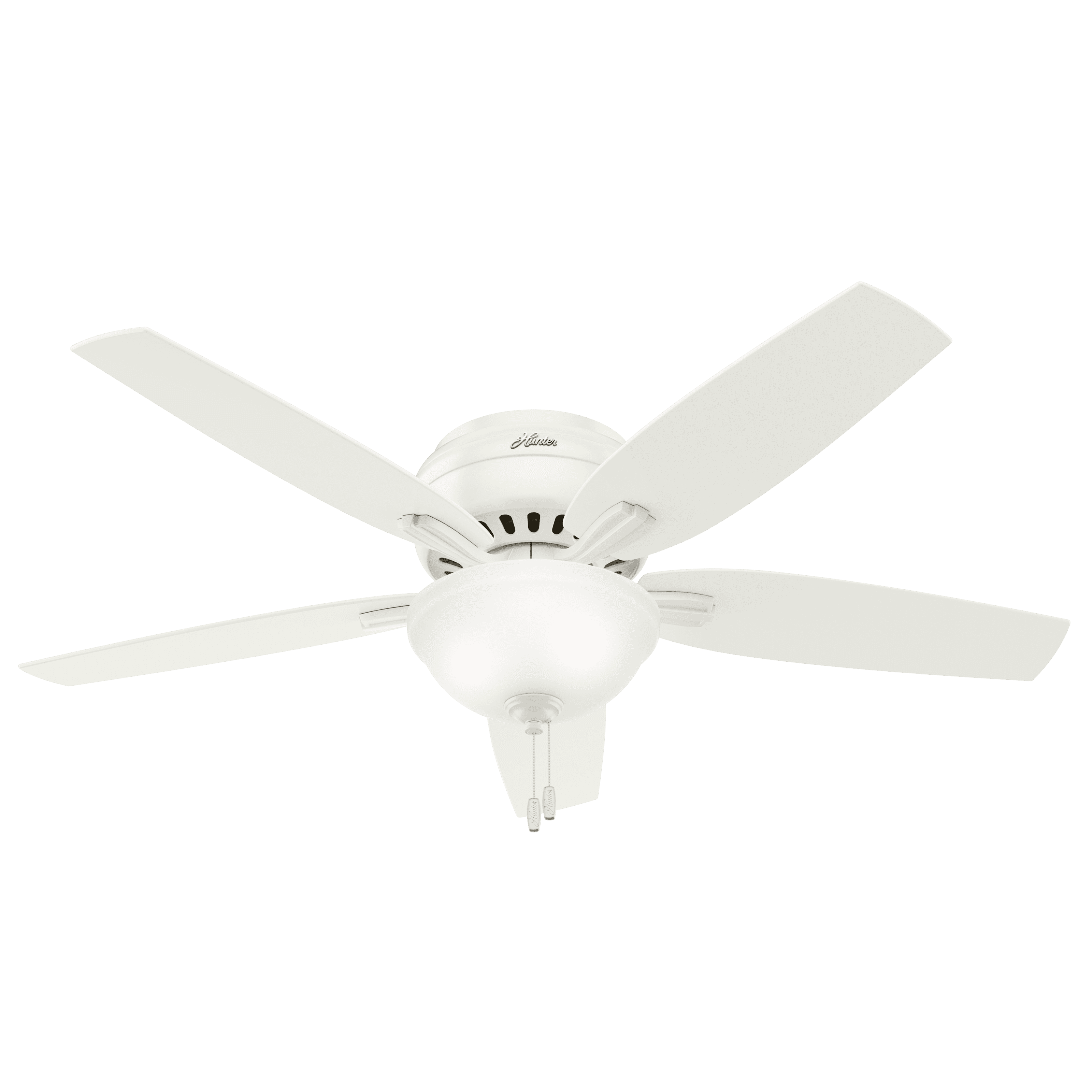 Hunter 42" Builder Low Profile Snow White Ceiling Fan w/LED 51090 New 