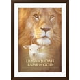 thumbnail image 2 of Art.com Lion of Judah Art Print, Brown Frame Wall Art, 32" x 44", 2 of 5