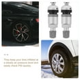 thumbnail image 3 of Moluckfu 3Ud Sensor Valve Stem Para Automóvil Duradero Y Fácil Instalación Color Plateado, 3 of 7