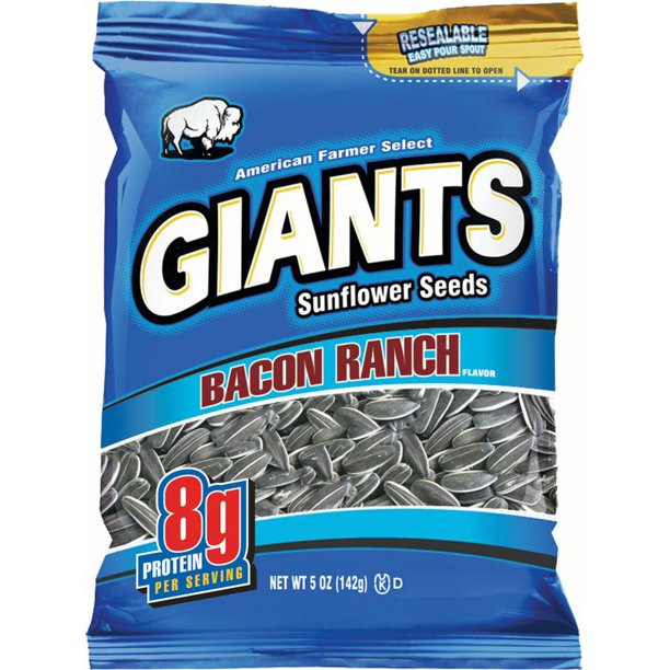 Giants Bacon Ranch Sunflower Seeds, 5 Oz.