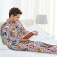 thumbnail image 6 of Goofa Cute Donuts for 2-piece Loungewear Set Men’s Sleepwear Set Soft PJs Cozy loungewear Comfy Sleep Set Winter Pajamas-XX-Large, 6 of 7