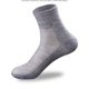 thumbnail image 1 of Calcetines de media pantorrilla negros, blancos y grises para hombre, de color liso, desechables, para baño, trampolín, para exteriores, 1 of 6