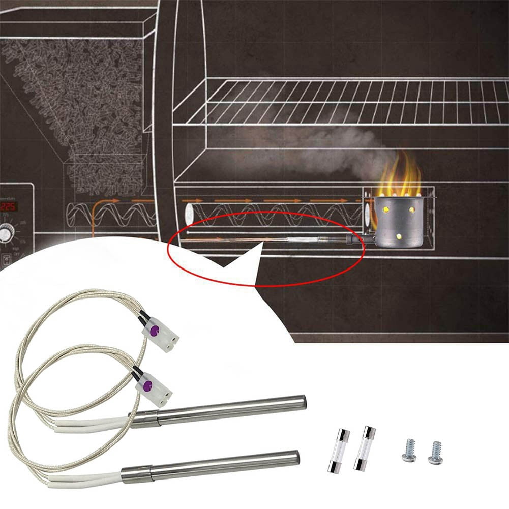 2 Packs Hot Rod Ignitor Kit Replacement for Wood Pellet Grill