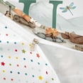thumbnail image 4 of Catabedysis Jungle Wildlife Bear Twin Duvet Cover For Boys,Rustic Adventure Theme Monogrammed U Twin Bedding For Boys,Polkadot Reversible,2-Piece,1 Duvet Cover and 1 Pillowcase, 4 of 6