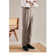 thumbnail image 2 of Vintage Men's Cotton Casual Pants Relaxed Fit Trousers  Dress Pants, 2 of 4