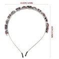 thumbnail image 2 of BEADCEST 2Ud De Cristal Con Alto Para Novia Accesorio De Rojo Sandía, 2 of 8