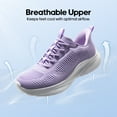 thumbnail image 4 of Nortiv 8 Women's Slip on Walking Shoes Tennis Lightweight Gym Sneakers ActiveFlow Workout Breathable Hands-Free Cross Trainer Comfortable Fashion Sneakers, 4 of 6