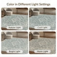 thumbnail image 7 of ODIKA 5'x7' Washable Area Rug Allover Vintage Scroll Border Boho Center Bordered Distressed Flowing Dynamic for Dining Room, Under Table, Home Office, Non-Slip Chair-Friendly, 7 of 7