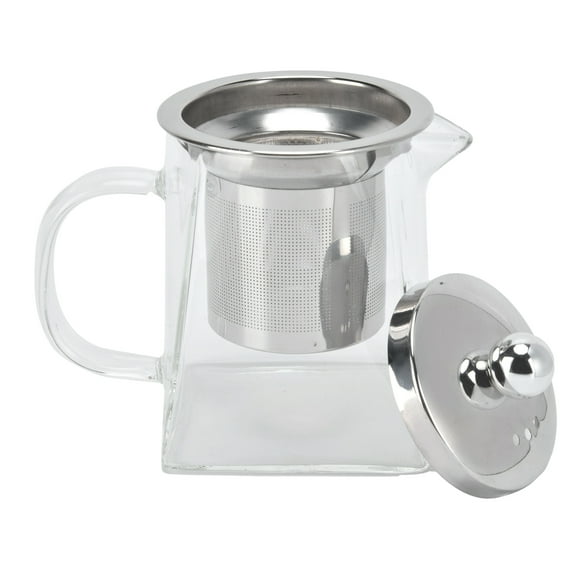 Tetera De Vidrio, Tetera De Vidrio Transparente, Tetera Resistente Al Calor, Tetera Apta Para Estufa, Jarra Infusora De Té, Tetera Con Filtro De Malla Extraifle Para Hotel DE