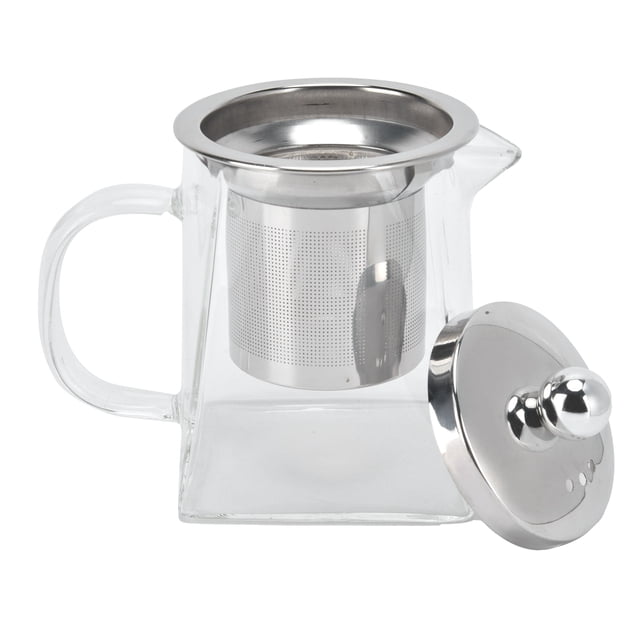Tetera De Vidrio, Tetera De Vidrio Transparente, Tetera Resistente Al Calor, Tetera Apta Para Estufa, Jarra Infusora De Té, Tetera Con Filtro De Malla Extraifle Para Hotel DE