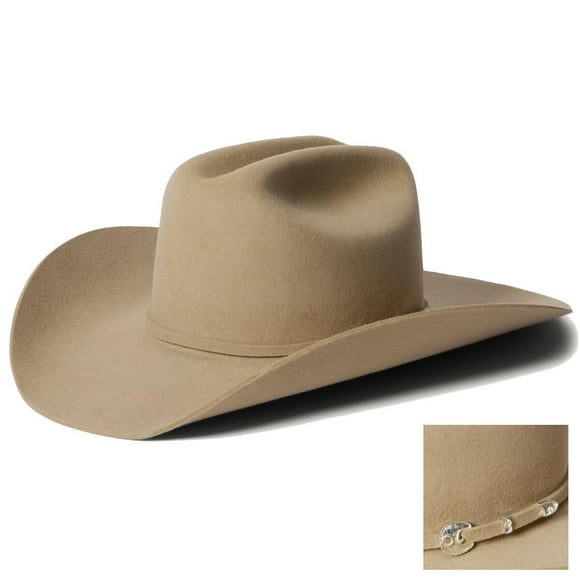 Sombrero vaquero Stetson 4X Corral Wool Sand para hombre