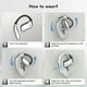 thumbnail image 3 of Open Wireless Earphones, Wireless Sport Earbuds, Touch Volume Control, Built-in Microphone with Earhook 50H Playtime Earbuds LED Display Charging Case, 3 of 3