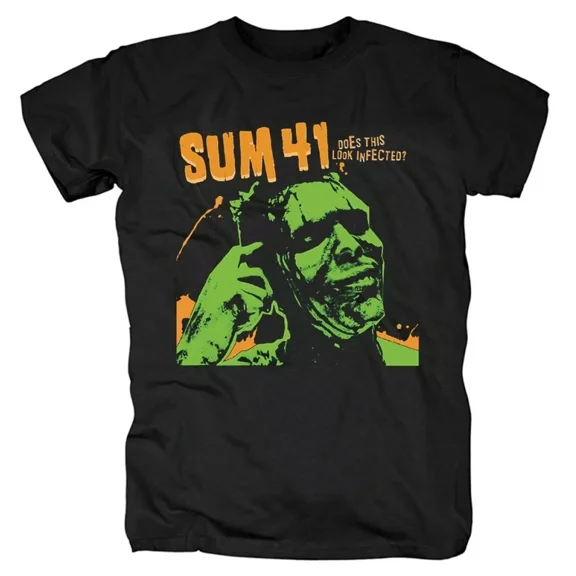 VINTAGE Sum 41 band vtg T-shirt black Short sleeve all sizes S to 5Xl RS004