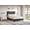 grey, variant on Towallmark Bed Frame with Upholstered Headboard, Heavy-Duty Platform Bed Frame with Adjustable Headboard, Strong Wood Slat Support/No Box Spring Needed/Noise Free