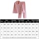 thumbnail image 2 of Pijamas Navideñas Conjuntos de 2 piezas para mujer Ropa de estar por casa con estampado de hojas y flores Ygjytge Rosa claro*Nieve T XXL para Mujer, 2 of 9