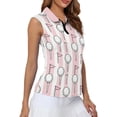 thumbnail image 1 of Fgnfyis Hauts pour Femmes Mode Décontractée Sans Manches à Fermeture Éclair devant Haut Athlétique pour Usage Quotidien et Entraînement T-Shirts pour Femmes Rose P, 1 of 4