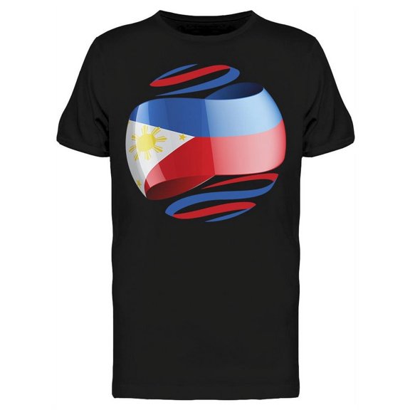 Philippines Flag Circle T-Shirt Men -Image by Shutterstock, Male Small