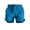 Blue, variant on Bovxnpu Mens Gym Shorts Running And Fitness Shorts, Men's Double-layer Running And Fitness Shorts